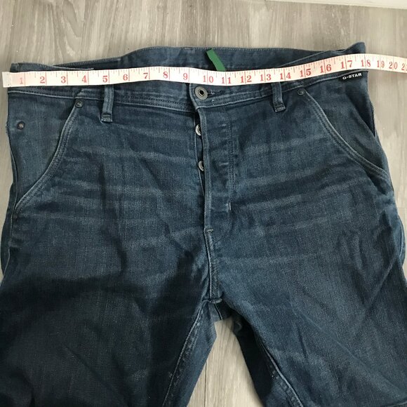 G Star Raw Moto Blue Slim Fit Pilot Jeans Mens 30 - Picture 7 of 14